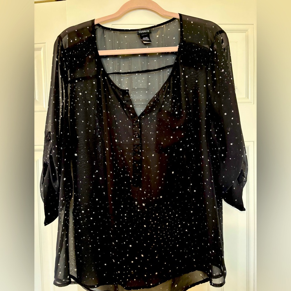Sheer blouse